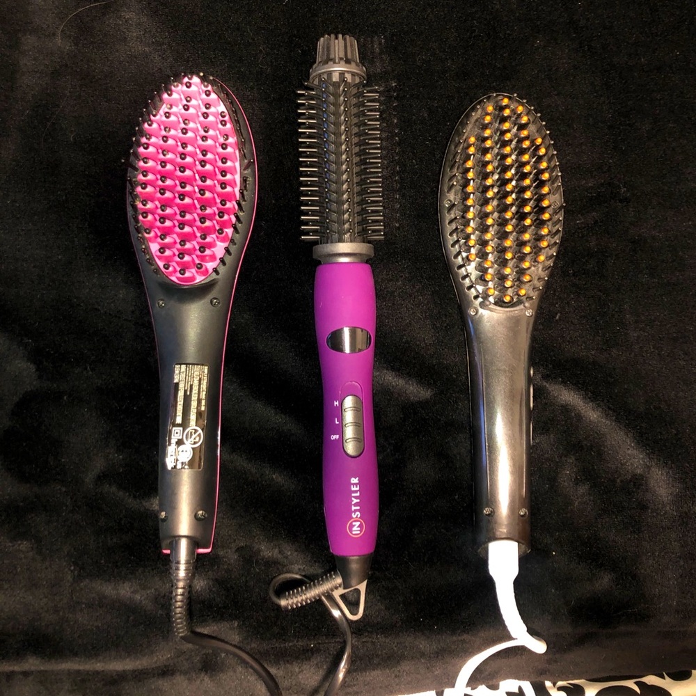 Various hair stylers